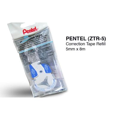 Pentel ZTR5-WO  改錯帶芯 5MMX8MM