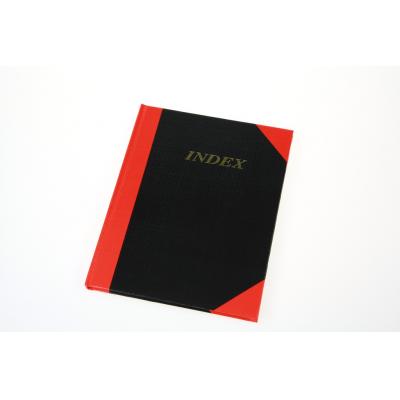 Enrola EN2210D (6"X8")紅黑面硬皮簿-100頁+INDEX