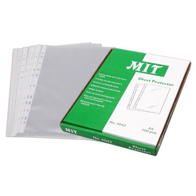 MIT 4042 0.075mm 厚 A4文件保護套(100個裝)