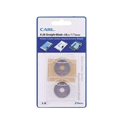 Carl K28 界紙器刀片-(實線)2pcs