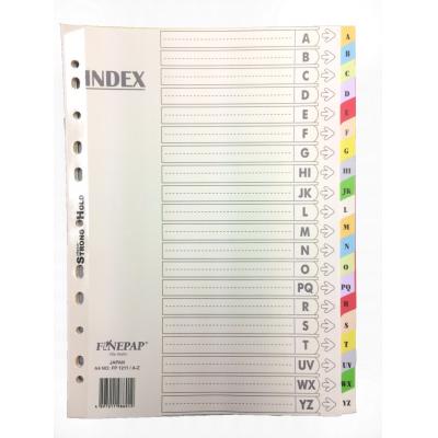 Finepap FP-1211 (A-Z) 彩色紙索引 Index