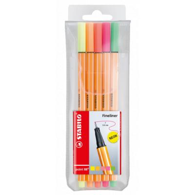 Stabilo 8805-1 Neon 0.4mm Fineliner Pen(5支裝)