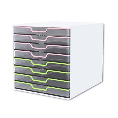 Kapamax K15108 雙色水晶透文件櫃-綠+粉紅(8L)