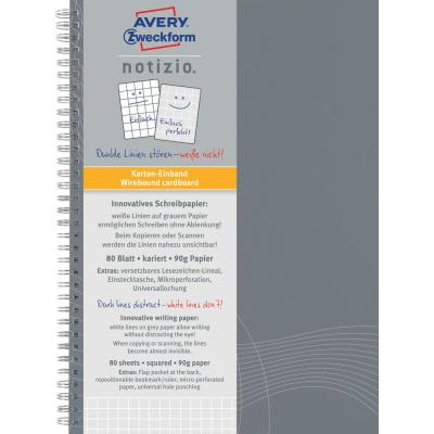Avery 7013 A4 4孔90g厚紙 格仔簿(80頁)