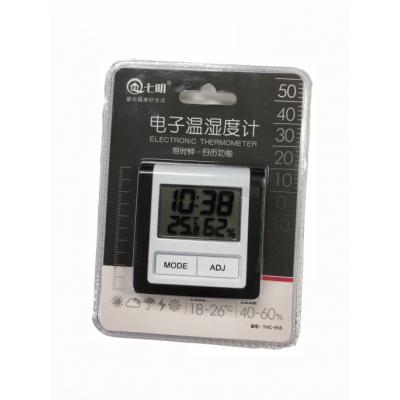 七明 THC-818電子溫濕度計(帶時鐘,日曆功能)