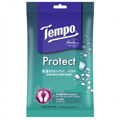 Tempo Protect Disinfectant 濕紙巾x10片裝