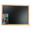 Powerkoo LTB18004 Chalk Marker 彩繪筆 4-Col + (45x30cm)木邊黑板(套裝)