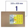 Zweckform L8015REV-5 A4 Antimicrobial Removable 抗菌膠質label-Clear(5's)