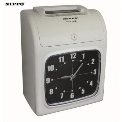 NIPPO NTR-2800 (6欄位)雙色打咭鐘(內置後備電池)