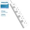 Philips CHP3140WB/68  4位獨立開關拖板(3米線長)