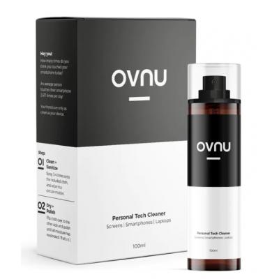 澳洲 OVNU 電子用品專用淨化除菌噴霧套裝（100ml）-無味+ 專用抗菌毛巾x2