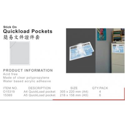 PROBECO 15369 A5 Quickload Pockets 簡易文件證件套 (218x158mm) 6個/包