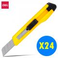 Deli 2001 SK5 膠身界刀(大)-(24把/盒)