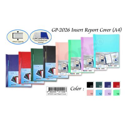 Globe GP2026 A4 Insert Report 透明面插袋膠蛇快勞