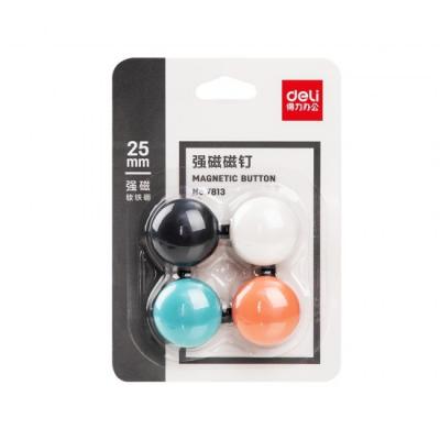 Deli No.7813 (25mm)強力磁石粒(4粒)
