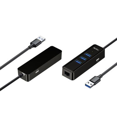Netac WF12 USB3.0 轉 USB3.0 & RJ45 集線器