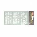 COX P1595 字母尺-字高20mm