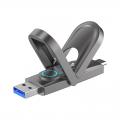 Netac US9 USB3.2 Gen2(USB-A+USB-C) USB Drive 鋅合金OTG 雙用手...