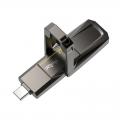 Netac US5 USB3.2 Gen2(USB-A+USB-C) USB Drive 鋅合金OTG 雙用手指-128GB