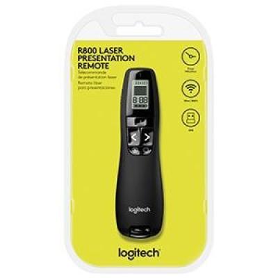 Logitech R800 專業簡報遙控器(黑色)-綠光