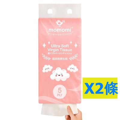 Momomi MO-PP 超柔軟懸掛式抽取紙巾/面紙(5層)X2條