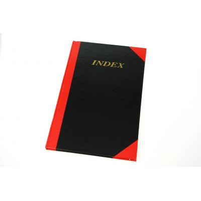 Enrola EN1110D (13"X8")紅黑面硬皮簿-100頁+INDEX