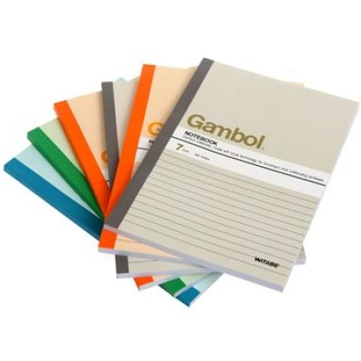Gambol G5807 A5 80頁軟皮單行簿