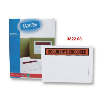 Bantex 3822-00 Shipping envelopes (DOCUMENTS ENCLOSED),A5(235 X 175mm)