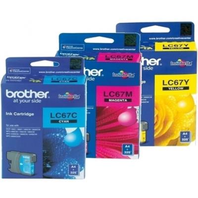 Brother LC-67 Color Ink 原裝