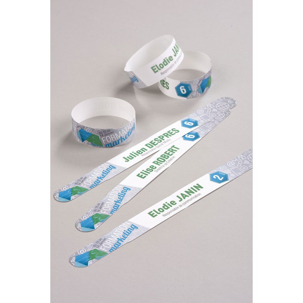 Avery L4000-10 Printable wristbands可打印手帶-White_A4電腦貼紙_G-報事貼及標籤貼紙_歷山文儀中心