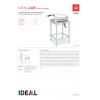 Ideal 4305 重型手動切紙器(切割長度430mm,厚度40mm)