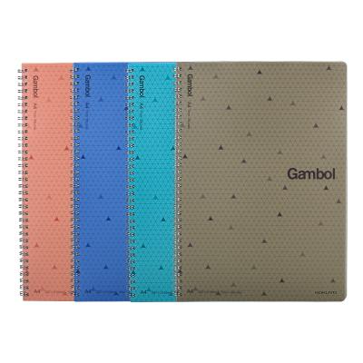 Gambol GTN1826 雙線圈膠面簿B5 80頁(透明色)