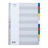 Bantex 6022-00 A4 PP Colored Index Divider 膠質索引分類(12色)