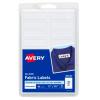 Avery 40720 No-Iron Fabric Labels, Washer & Dryer Safe, Handwrite Only(1/2