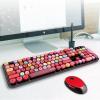 MOPII Sweet Colorful 2.4G wireless keyboard and mouse