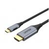 Unitek V1125A USB 3.0 Type-C Male to HDMI 2.0 Cable(4K)傳輸線 1.8M