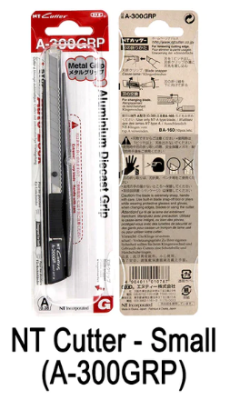 NT A-300GRP 自動鎖鋼身小界刀_界刀及刀片_K-剪裁用品_歷山文儀中心 | 香港辦公室文具批發 | 政府P-Card認可供應商