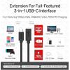 Unitek C14086BK USB-C Extension Cabel(1M)