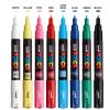 UNI POSCA PC-3M 8C (0.9-1.3mm)水性麥克筆廣告筆(8色套裝)