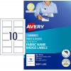 Avery L7427 Fabric Name Bages Label (布質)10x15ST