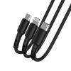 VFan X02 3 in1 3.5A USBtoType-C+Lightning+Mirco Cable(1.5M)