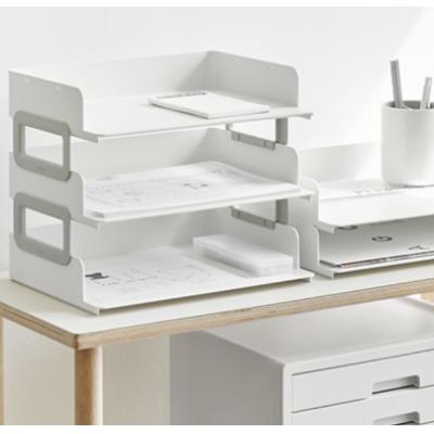 韓國制 SYSMAX (281062)SYSTEM TRAY WIDE 3Layers A4 三層橫開文件盤