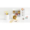 韓國制 Sysmax 34101 CLASSIC PENCIL HOLDER 圓形3格筆筒/筆盅