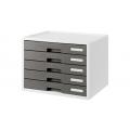 韓國制 Sysmax COLOR CABINET 5 DRAWERS WIDE 五層橫開文件櫃