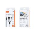 VFan X01 3 in1 3.5A USBtoType-C+Lightning+Mirco Cable(1.2M)