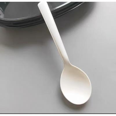 一次性環保玉米淀粉14cm 圓匙(50隻/包)-可分解餐具