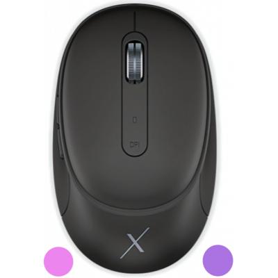 Volkano VKX-202 CRATER (2.4Ghz+BT) WirelessMouse靜音按鈕,可充電,金屬滚輪-4000 DPI