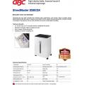 GBC ShredMaster 2030CDX 粒狀碎紙機(4x35mm,18-20張)-30L*可連續碎30分鐘