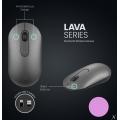 Volkano VKX-204 LAVA (2.4Ghz+BT) WirelessMouse靜音按鈕,非常輕薄...