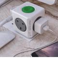 Allocacoc Powercube 4Outlet Adapter Extended +開關-1.5M-灰...